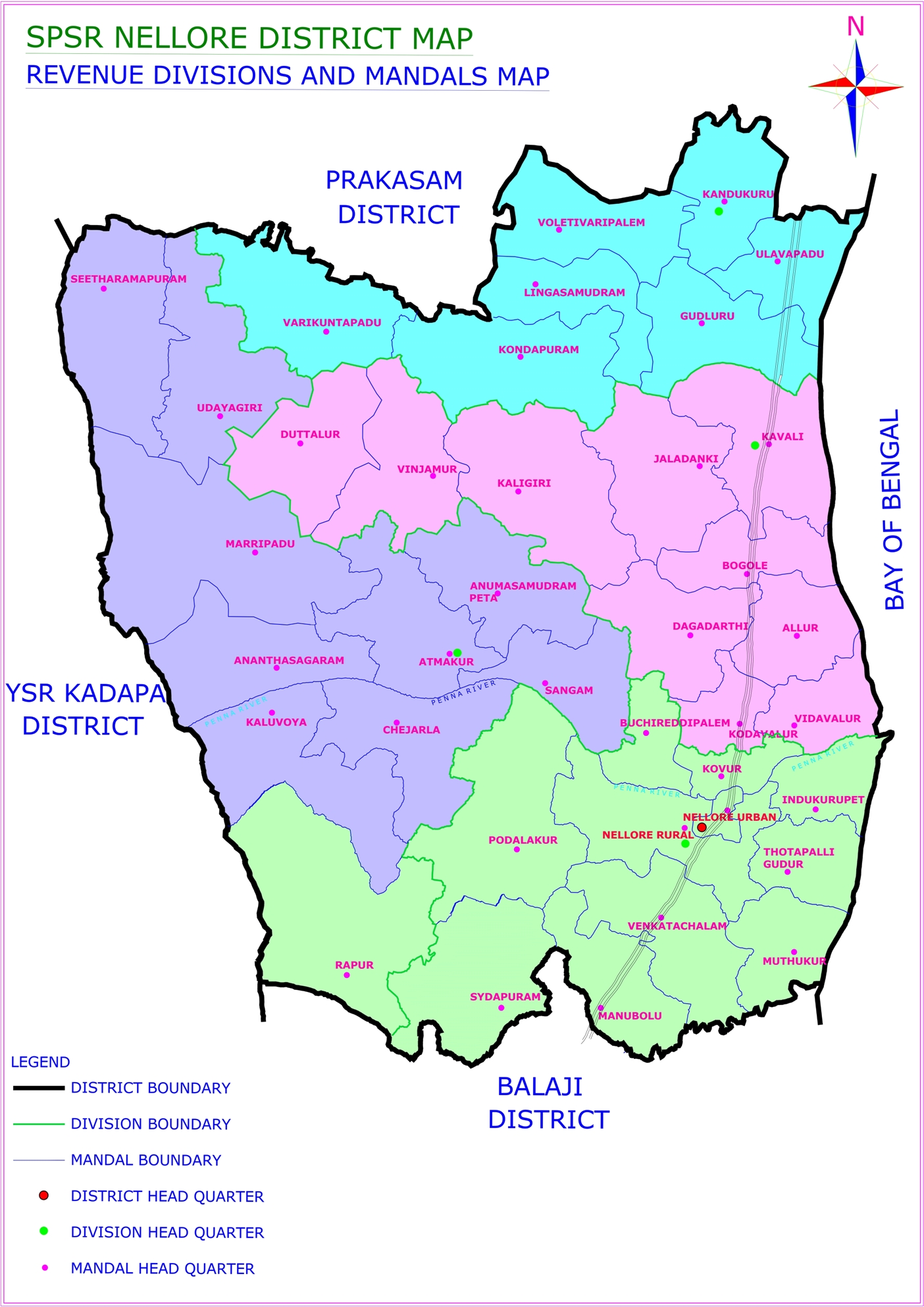 nellore district map